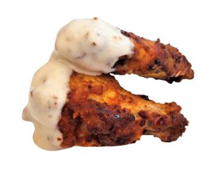 Alabama White Barbecue sauce on Chicken