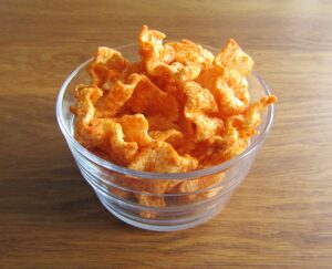 Taste Sensation Nacho Cheese Seasoning pack on lentil waves