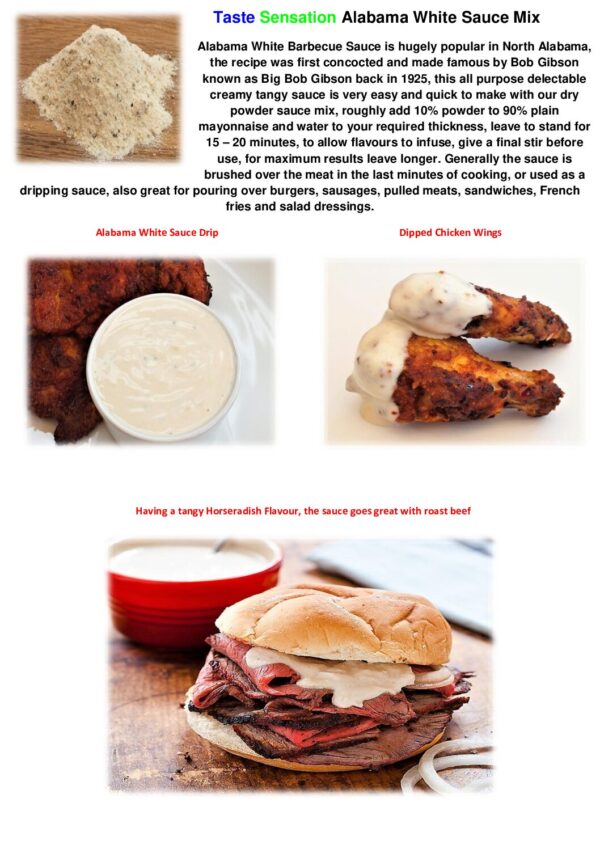 Alabama White Barbecue Style Sauce Mix - Image 11